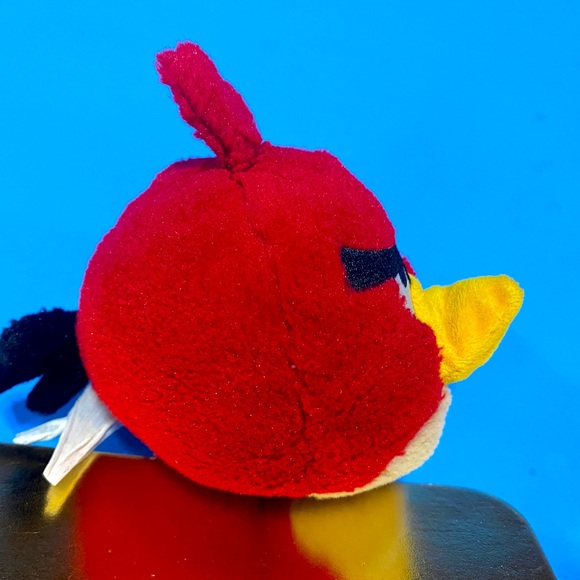 ANGRY BIRDS RED & MATILDA PLUSH & RED CARDINAL SQUEAKER PLUSH VTG 2004 - Picture 7 of 16